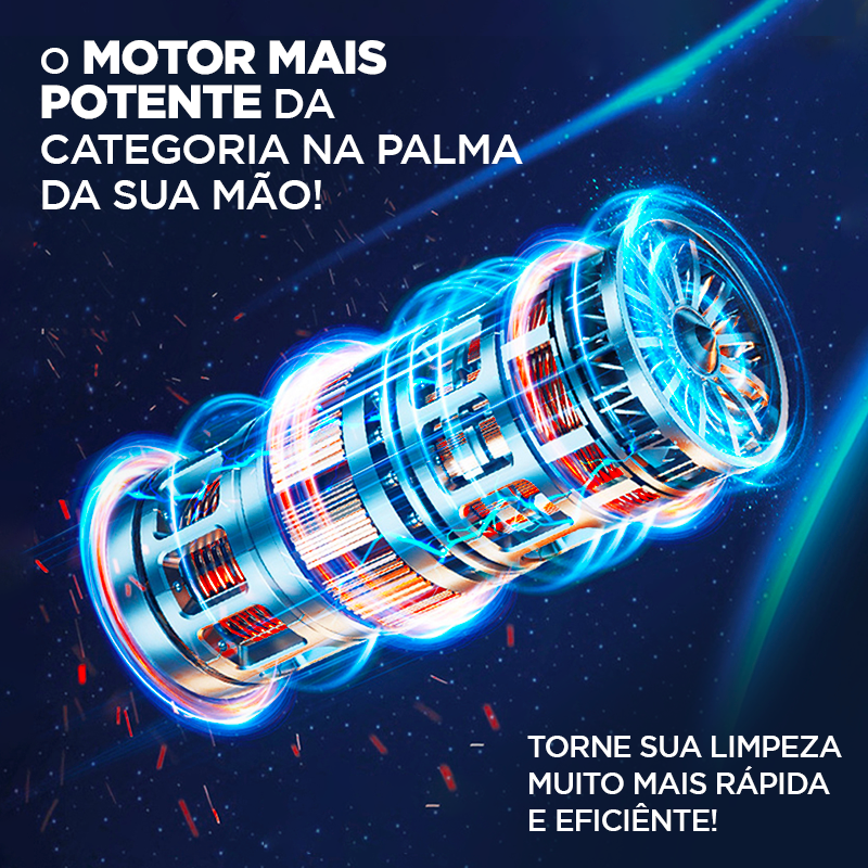 Aspirador de Pó Portátil CleanMax + 5 BRINDES EXCLUSIVOS