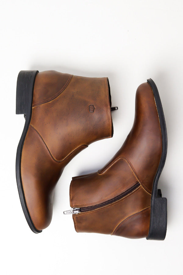 Bota Masculina Pantanal Social com Ziper - BT46